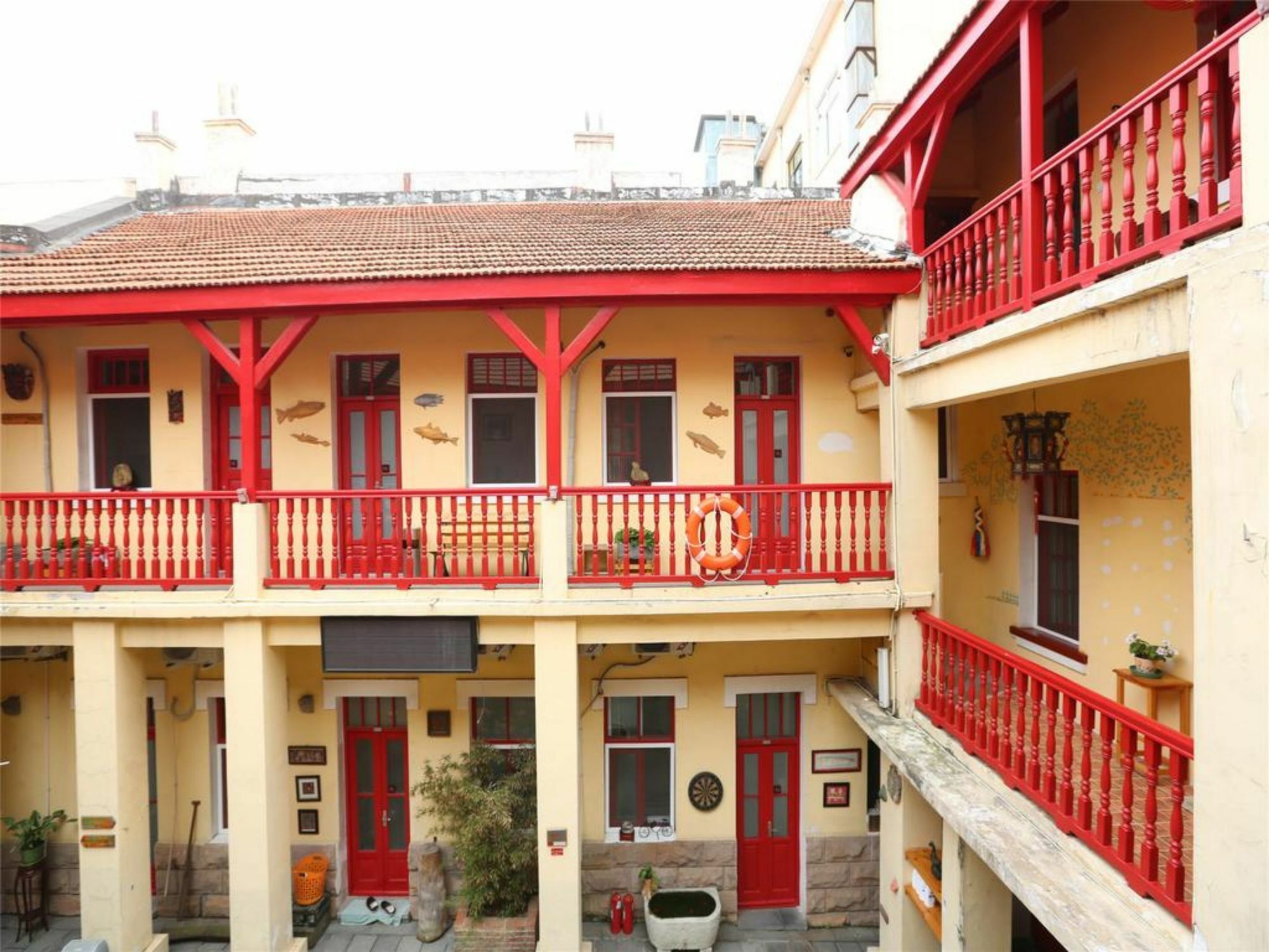 Wheat Youth Hostel Qingdao Esterno foto